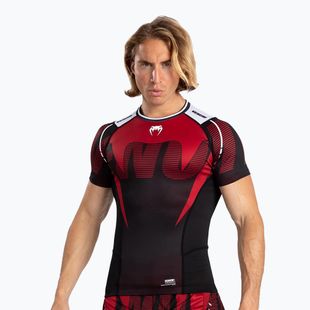 Pánské tričko Venum Adrenaline Rashguard SS black/red
