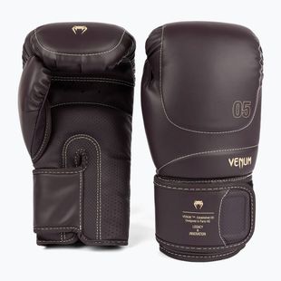 Pánské boxerské rukavice Venum Impact Evo 14 OZ chocolate