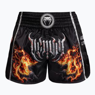 Pánské šortky  Venum Gladiator 5.0 Muay Thai Shorts black/neon orange