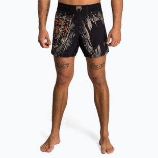 Pánské šortky  Venum Tiger Men'S Fight Shorts black/neon orange