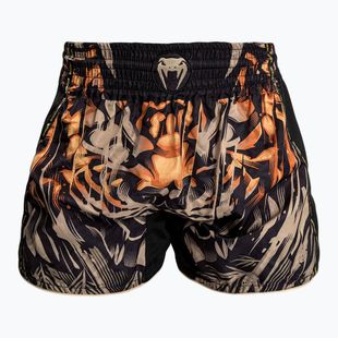 Pánské šortky  Venum Tiger Muay Thai Shorts black/neon orange