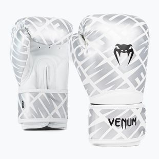 Dětské boxerské rukavice Venum Contender 1.5 XT Kids white/silver