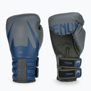 Boxerské rukavice Venum Reverso storm grey/royal blue