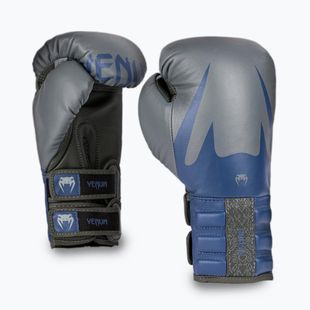 Boxerské rukavice Venum Reverso storm grey/royal blue