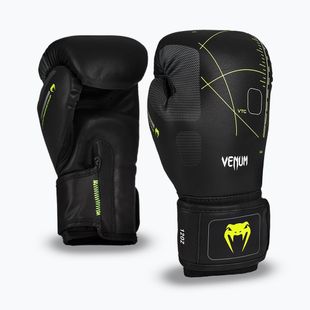 Boxerské rukavice Venum Training Camp 4.0 black/neo green