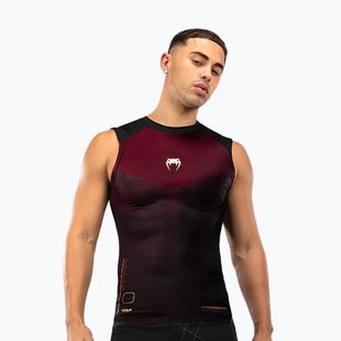 Pánské tričko Venum Tactical XT 05522  Rashguards black/burgundy/gold