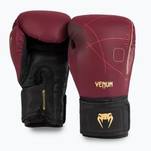 Boxerské rukavice Venum Tactical XT black/burgundy/gold