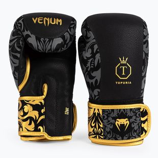 Boxerské rukavice Venum x Ilia Topuria Unmatched black/gold