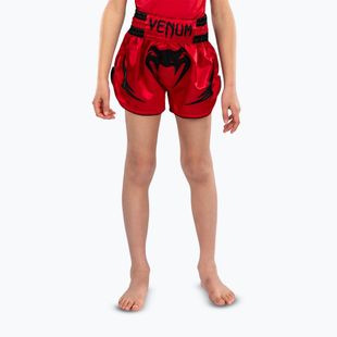 Dětské tréninkové šortky Venum Inferno Muay Thai Jr red