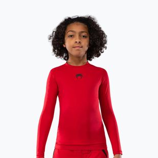 Dětské tričko Longsleeve Venum Contender Rashguards Jr cherry red