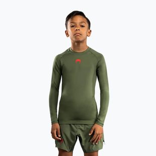 Dětské tréninkové tričko Longsleeve Venum Contender Rashguards Jr khaki