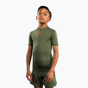 Dětské tréninkové tričko Venum Contender Rashguards Jr khaki
