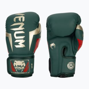 Boxerské rukavice Venum Elite green