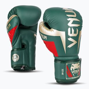 Boxerské rukavice Venum Elite green