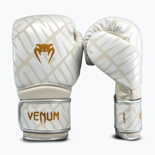 Boxerské rukavice Venum Contender 1.5XT Boxing light beige/white cream