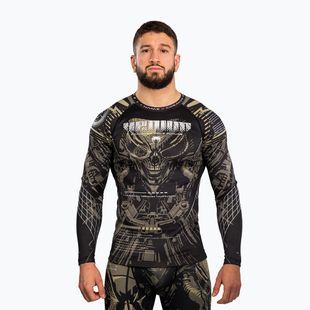 Pánský rashguard s dlouhým rukávem Venum Invader black/sand
