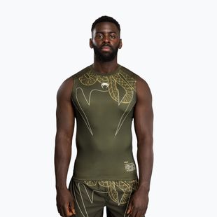 Pánský rashguard Venum Serpenti Rashguards Sleeveless khaki/bronze/ivory