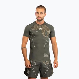 Pánský rashguard Venum Serpenti Rashguards khaki/bronze/ivory