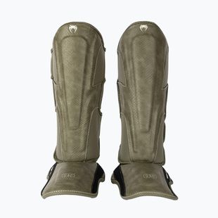 Chrániče holení a nártů Venum Impact Evo Scales Shinguards army green