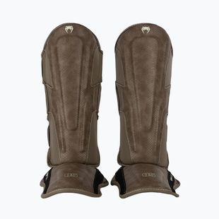 Chrániče holení a nártů Venum Impact Evo Scales Shinguards brown