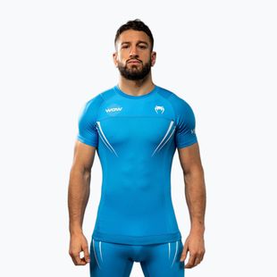 Pánské tréninkové tričko Venum X WOW FC Rashguards pacific blue