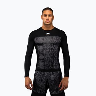 Pánský rashguard Longsleeve Venum G-Fit Scales Rashguard black/charcoal grey