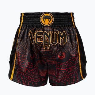 Pánské tréninkové šortky Venum Quetzal Fury Muay Thai black/fury red/tangerine