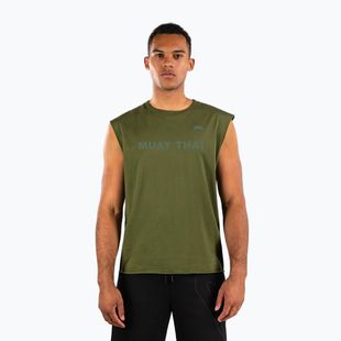 Pánské tričko Venum Muay Thai VT military green