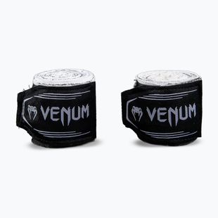 Boxerské bandáže Venum Bats Night Handwraps 400 cm black/white