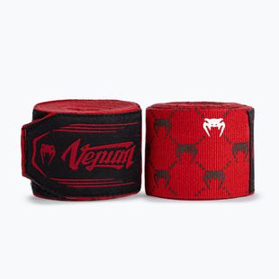 Boxovací bandáže Venum Monogram Hand Wraps Advanced 400 cm red