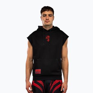 Pánská mikina Venum x Mike Tyson Tiger Sleeveless Hoodie deep black/intense red