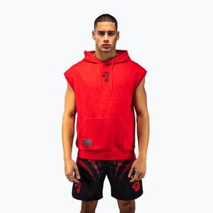 Pánská mikina Venum x Mike Tyson Tiger Sleeveless Hoodie intense red/deep black
