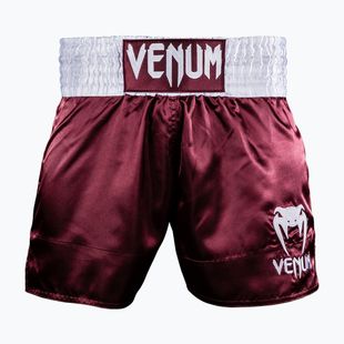 Pánské tréninkové šortky Venum Classic Muay Thai burgundy