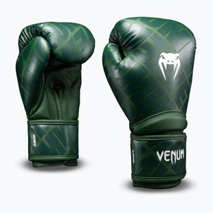 Boxerské rukavice Venum Contender 1.5 XT 3D Boxing forest green