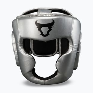 Boxerská helma Venum Ringhorns Charger Headgear silver/black