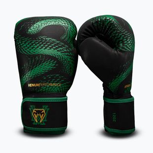 Boxerské rukavice Venum Matupa Boxing black/green/gold