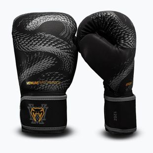 Boxerské rukavice Venum Matupa Boxing black/grey/gold