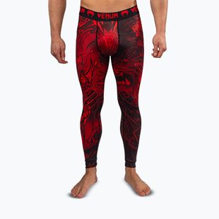 Pánské tréninkové legíny Venum Wolf Attack Spats black/red