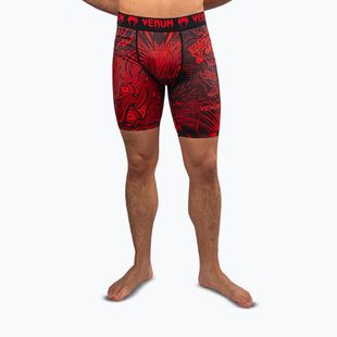 Pánské tréninkové šortky Venum Wolf Attack Vale Tudo Shorts black/red