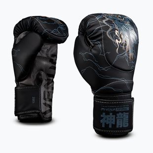 Boxerské rukavice Venum Thunder Dragon Boxing black/grey/copper