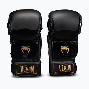 MMA rukavice Venum Attack 2.0 Sparring Leather black/gold