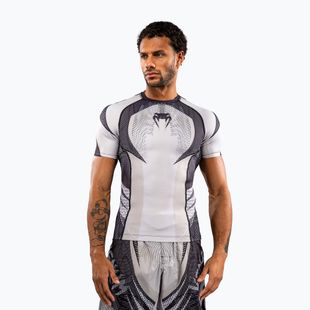 Pánský rashguard Venum Galactic 3.0 Rashguard SS off white/black