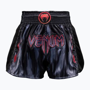 Pánské tréninkové šortky Venum Demon Muay Thai black/grey