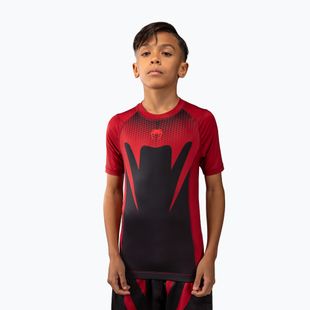 Dětský rashguard Venum Attack Rashguard SS black/red