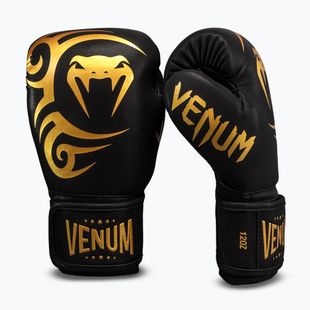 Boxerské rukavice Venum Mike Tyson Replica Boxing black/gold