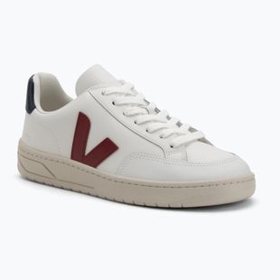 Pánské boty VEJA V-12 kožené white/marsala/navy