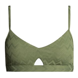 Horní díl plavek ROXY Current Coolness Bralette 2021 loden green