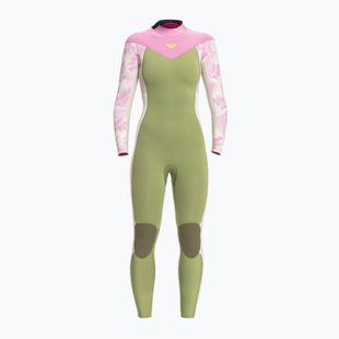 Dámský plavecký neopren  ROXY 4/3 mm Rise BZ palmed out light gray