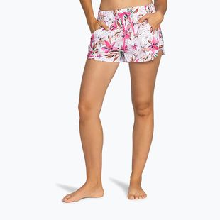 Dámské plavecké šortky ROXY Wave Printed 2 white happy tropical