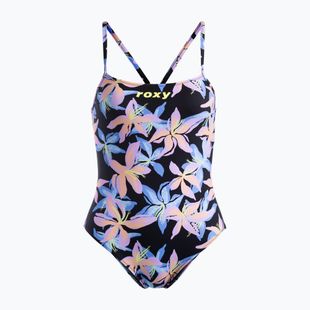 Dámské jednodílné plavky ROXY Active anthracite kiss